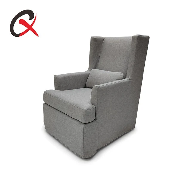 Slipcovered Swivel Glider Chair
